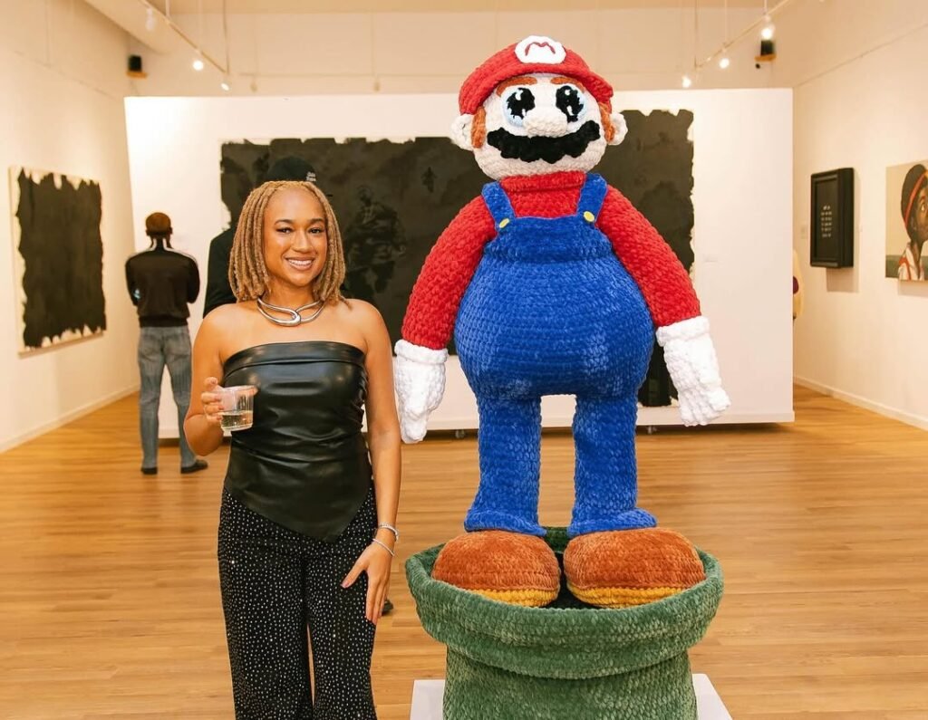 Young Artist Creates Life Size Crochet Toys